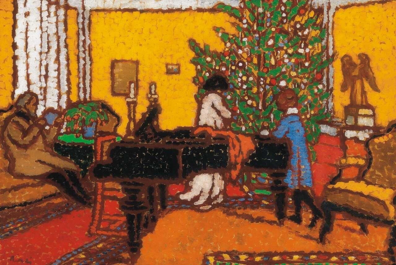 Christmas (1910) - József Rippl-Rónai Tablo