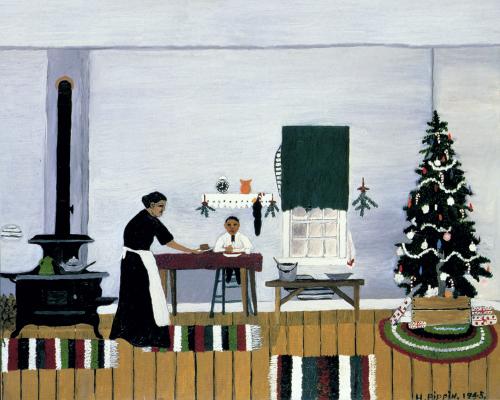 Christmas Morning, Breakfast (1945) – Horace Pippin Tablo