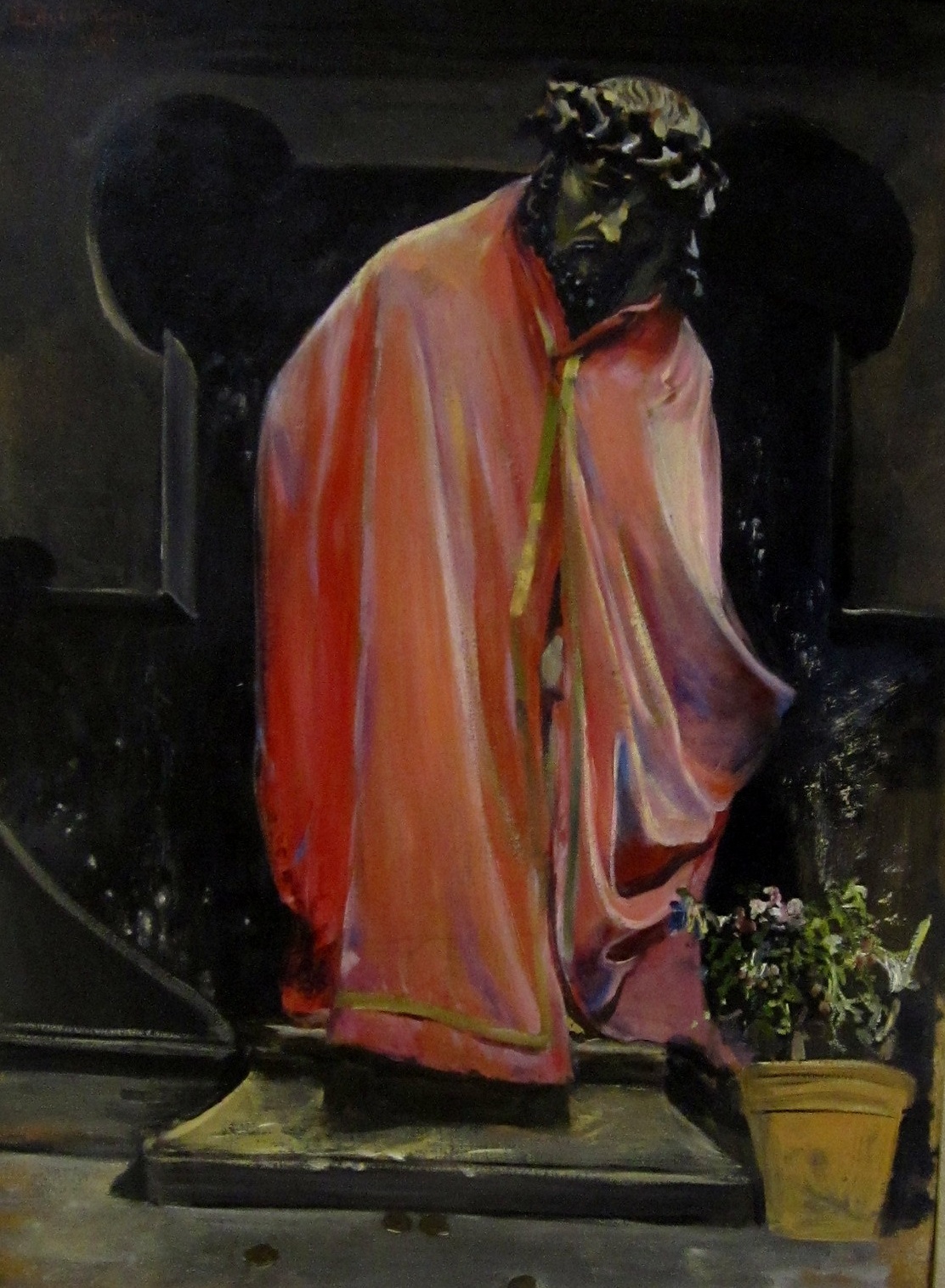 Chrystus Frasobliwy, Mn W Poznaniu (1896) - Leon Wyczółkowski Tablo