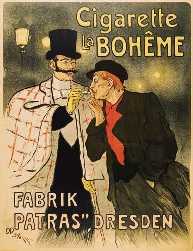 Cigarette La Boheme (1879) – Théophile Steinlen Tablo