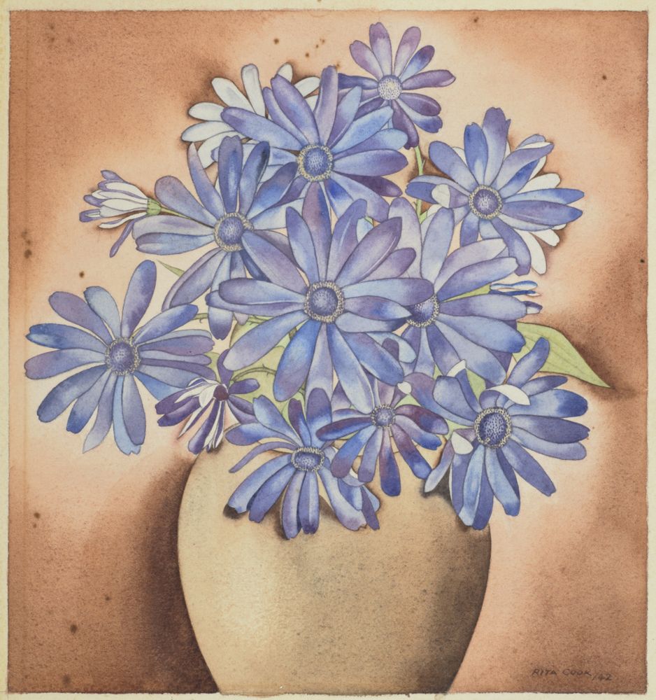 Cinerarias (1942) - Rita Angus Tablo
