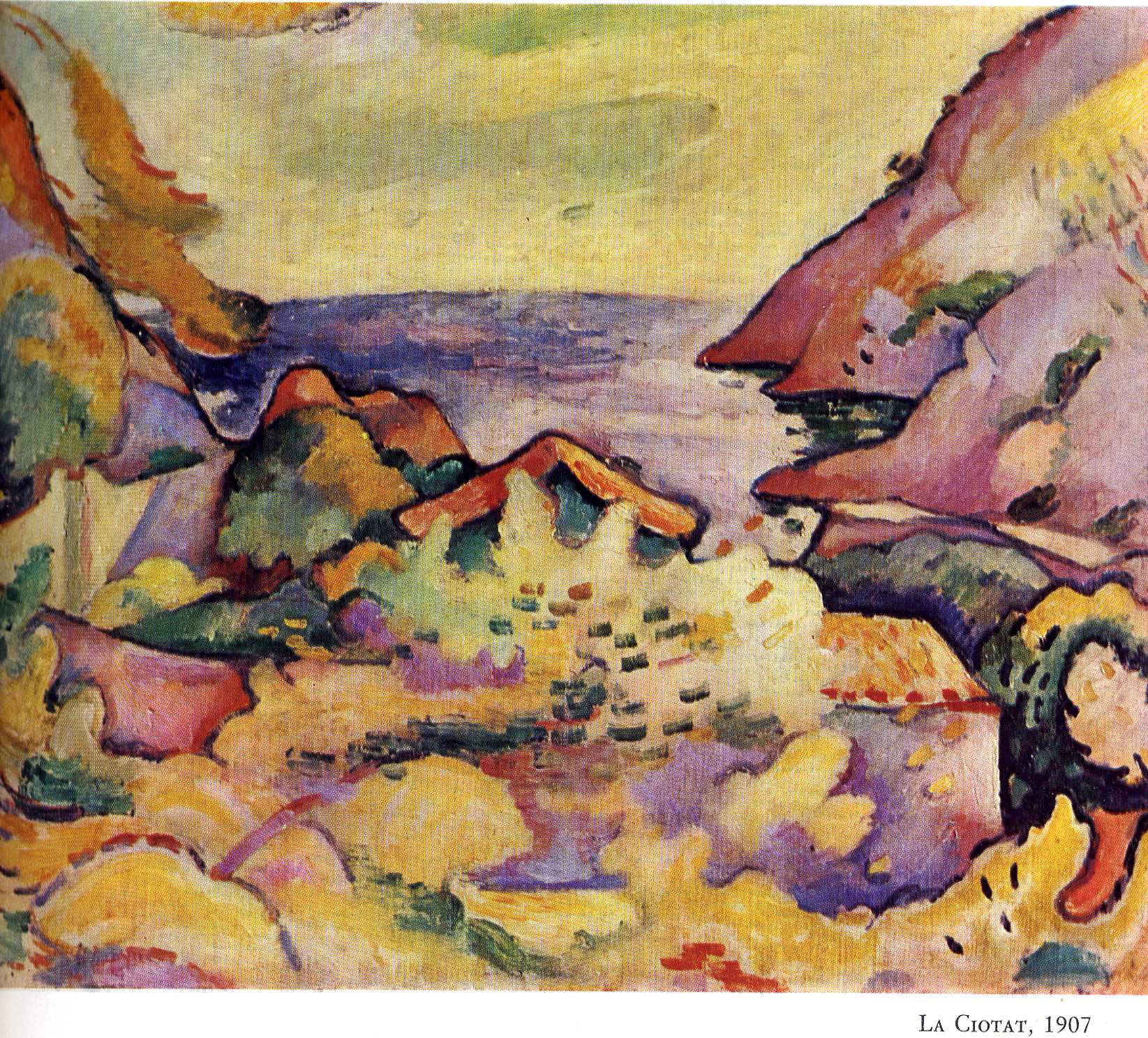 Ciotat (1907) - Georges Braque Tablo