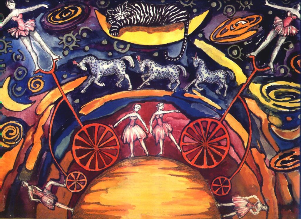 Circus sun III - Małgorzata Serwatka Tablo