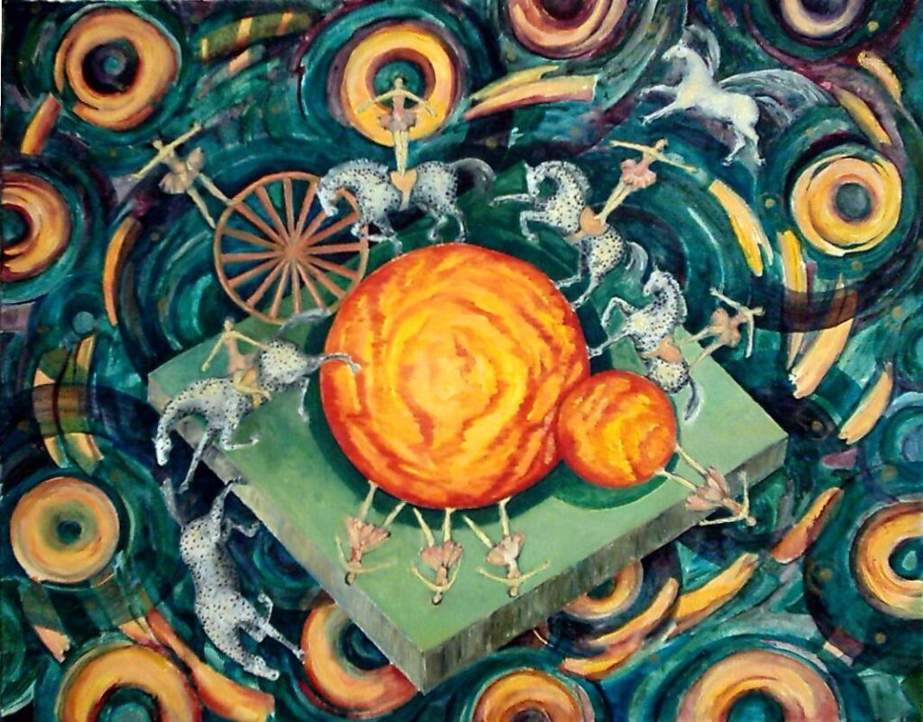 Circus sun - Małgorzata Serwatka Tablo