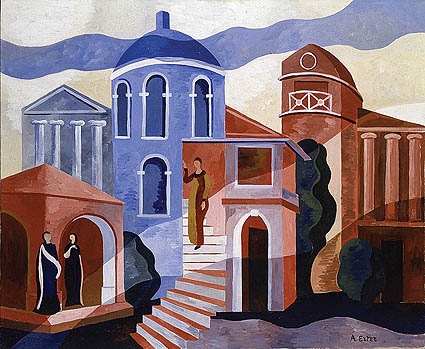 City (1927) - Aleksandra Ekster Tablo