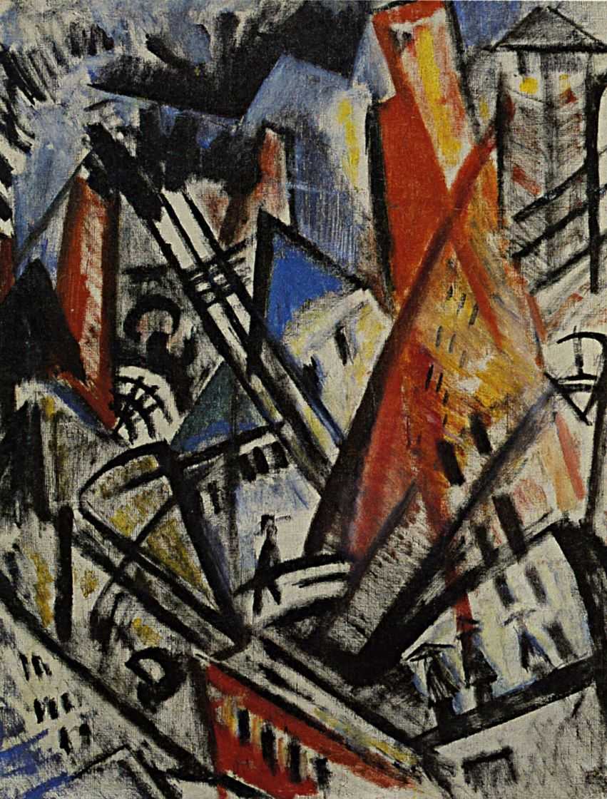 City - Olga Rozanova Tablo