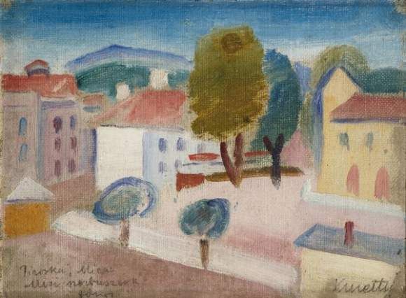 Cityscape (1930) - Kmetty János Tablo
