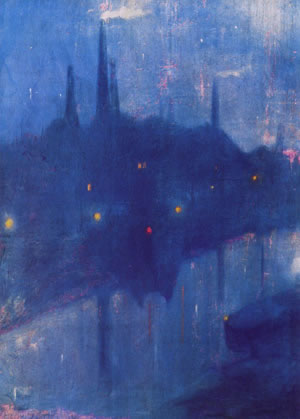Ciudad en brumas (1920) – Roberto Montenegro Tablo