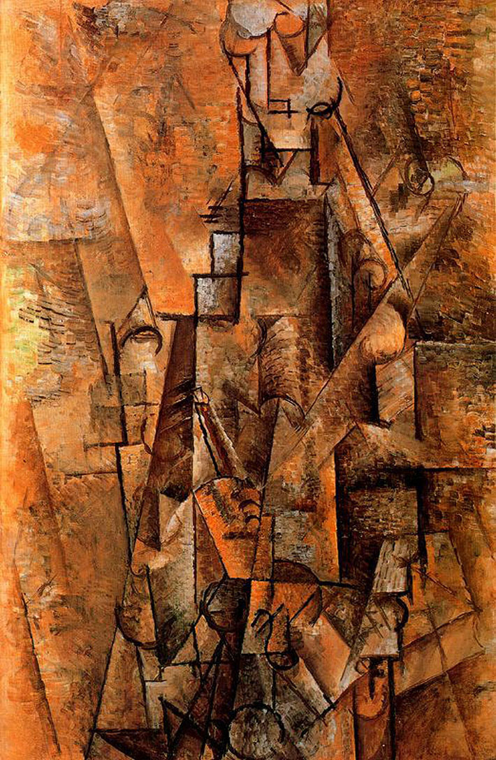 Clarinetist (1911) - Pablo Picasso Tablo