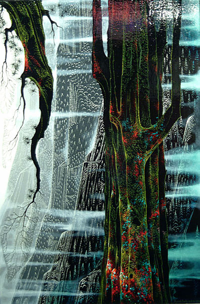 Cliffs Ascending – Eyvind Earle Tablo