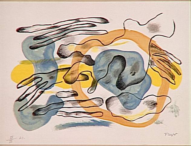 Clouds - Fernand Léger Tablo