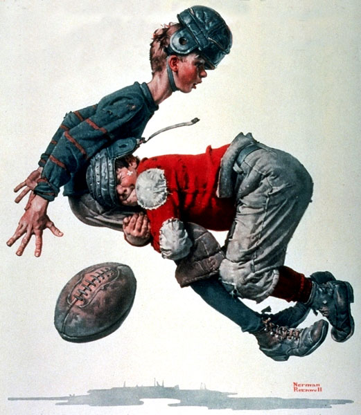 Clown (1925) - Norman Rockwell Tablo