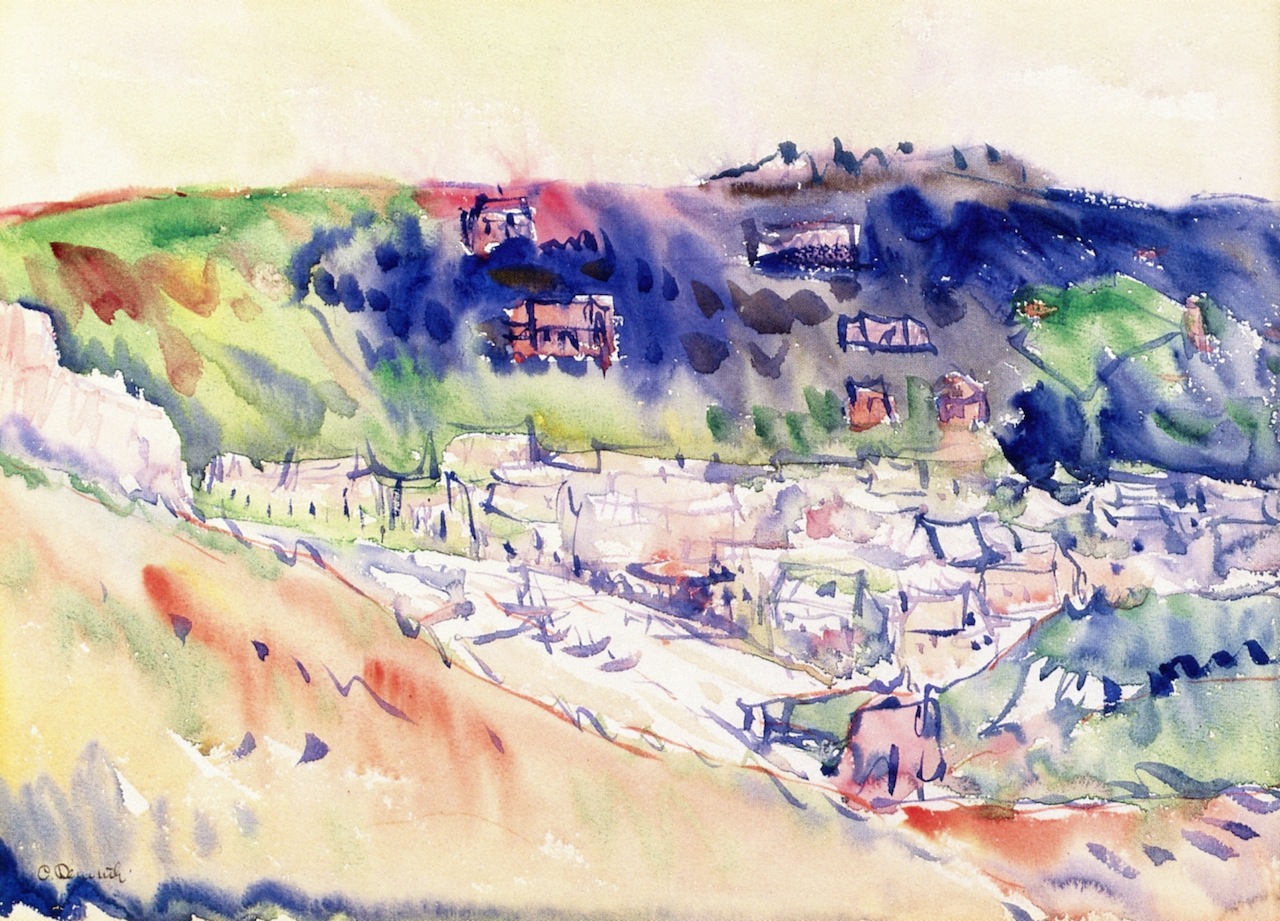 Coastal Scene (1915) - Charles Demuth Tablo