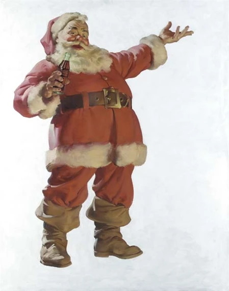 Coca Cola Santa (1931) - Haddon Sundblom Tablo
