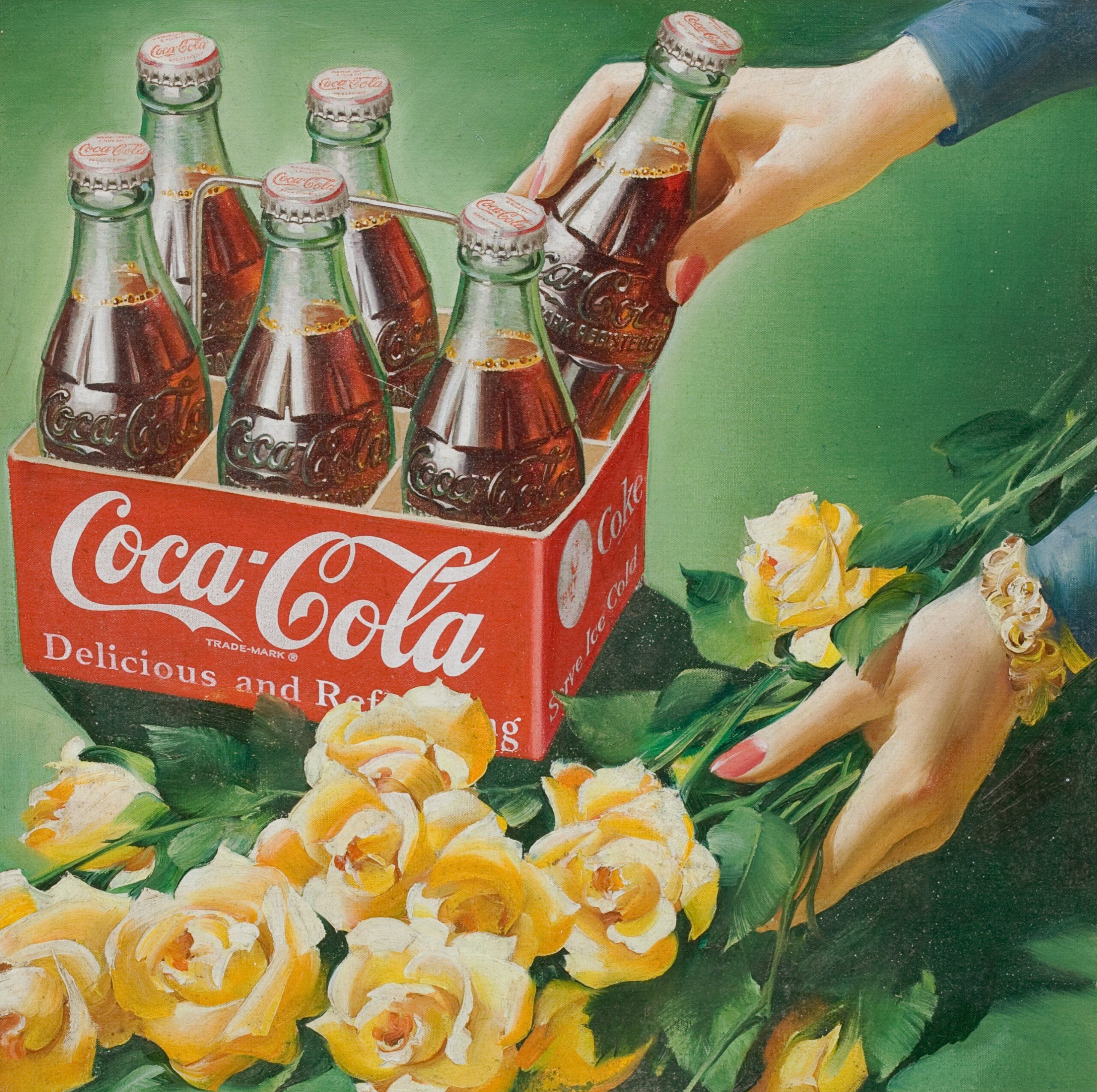 Coca Cola advertisement - Haddon Sundblom Tablo