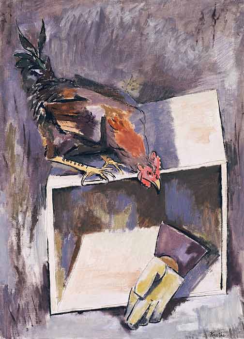 Cock and Glove (1928) - Karl Knaths Tablo