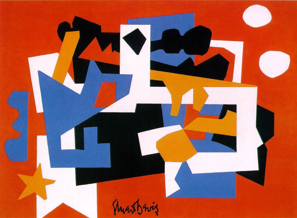 Colonial Cubism (1954) - Stuart Davis Tablo