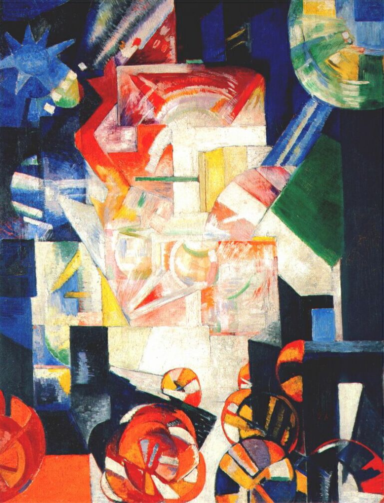 Color Dynamics (1914) - Aleksandra Ekster Tablo