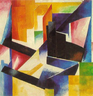 Color construction (1912) - Aleksandra Ekster Tablo