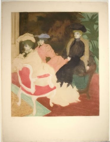 Comedy of Society (1903) - Jacques Villon Tablo