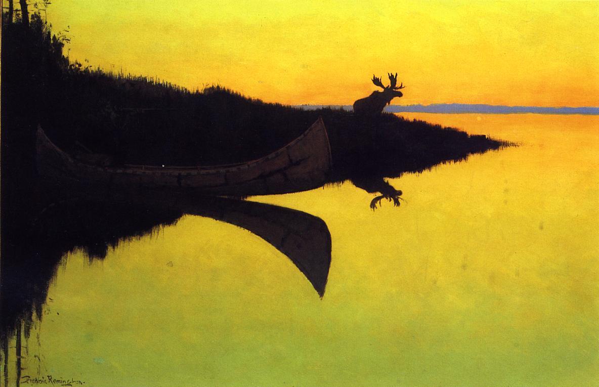 Coming to the Call (1905) - Frederic Remington Tablo