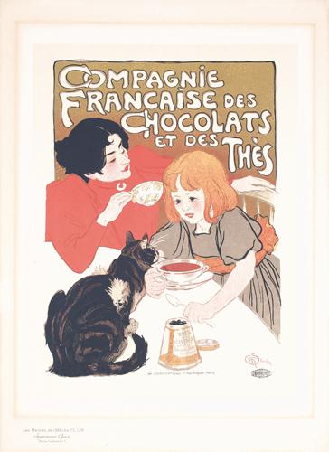 Compagne Francaise des Chocolats Maitres de l’Affiche (1895) – Théophile Steinlen Tablo