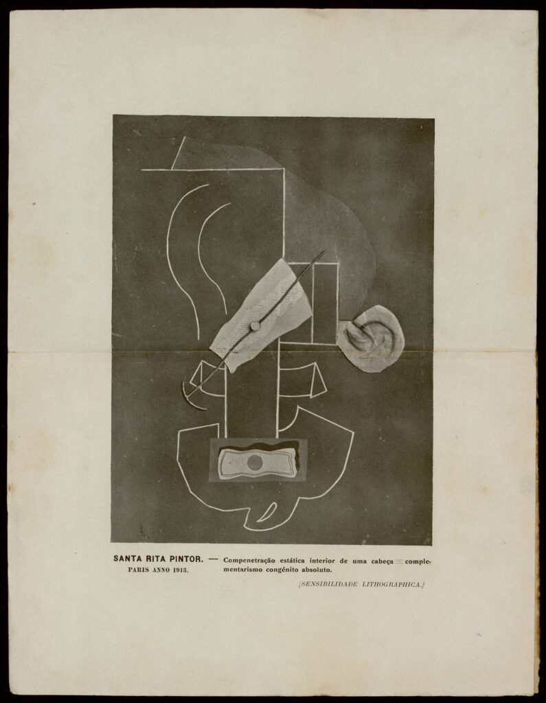 Compenetração estática interior de uma cabeça = complementarismo congénito absoluto (SENSIBILIDADE L (1913) - Guilherme de Santa-Rita Tablo