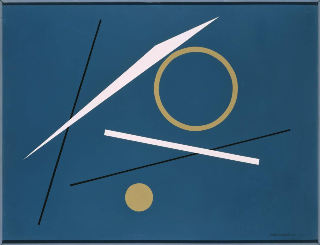 Composición (1954) - José Pedro Costigliolo Tablo