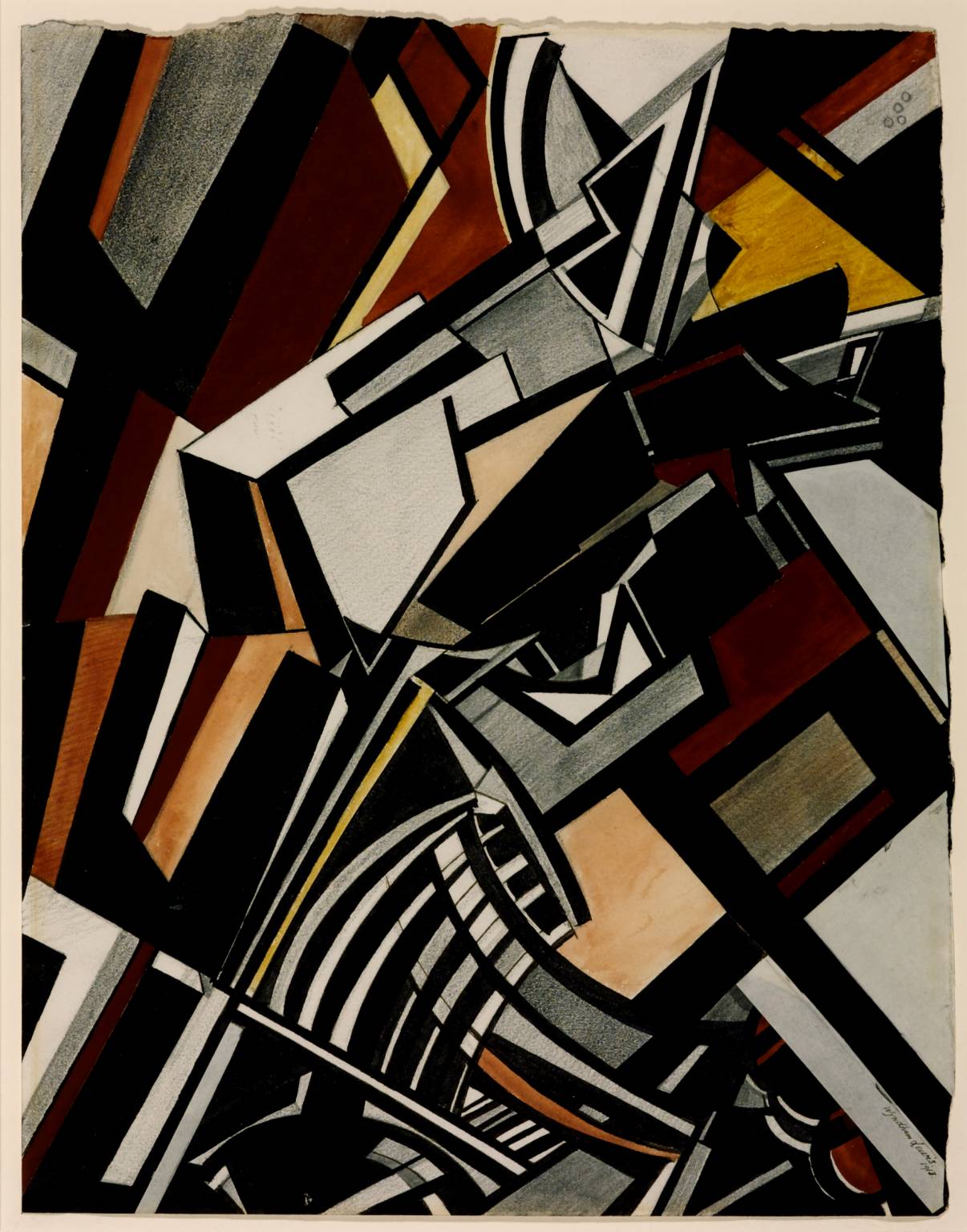 Composition (1913) - Wyndham Lewis Tablo