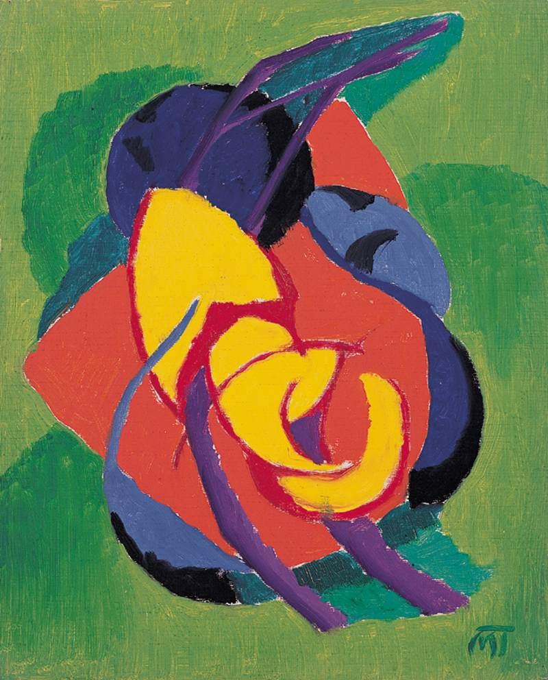 Composition (1922) – János Mattis-Teutsch Tablo