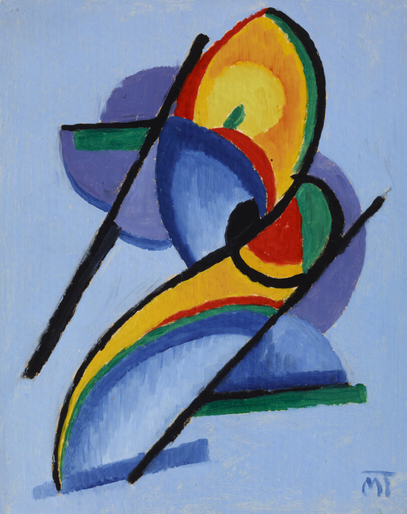 Composition (1923) - János Mattis-Teutsch Tablo