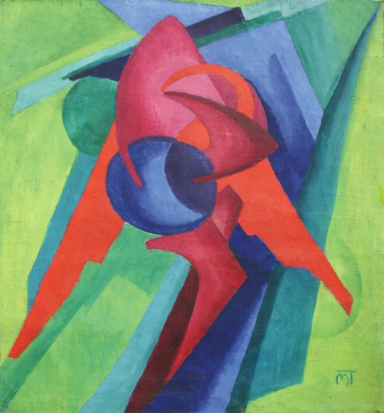 Composition (1925) – János Mattis-Teutsch Tablo