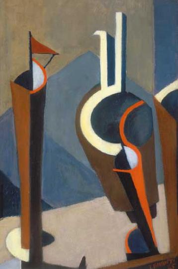 Composition (1925) - Lajos Tihanyi Tablo