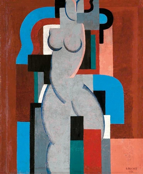 Composition (1926) - Gustave Buchet Tablo