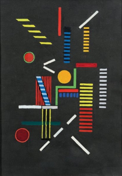 Composition (1934) – Henryk Berlewi Tablo