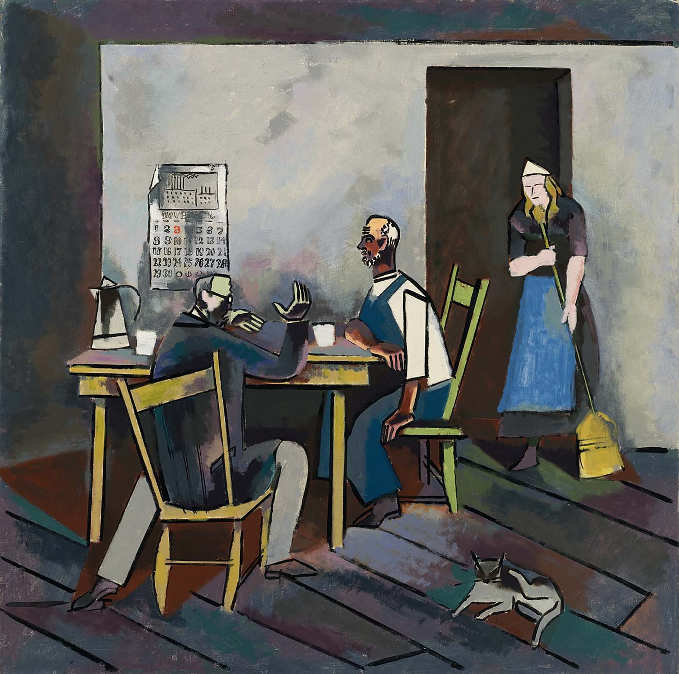 Composition (1936) - Karl Knaths Tablo
