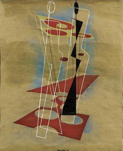Composition (1937) - Leo Leuppi Tablo
