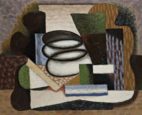 Composition (1943) - Serge Charchoune Tablo