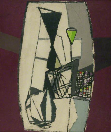 Composition (1949) - Jankel Adler Tablo