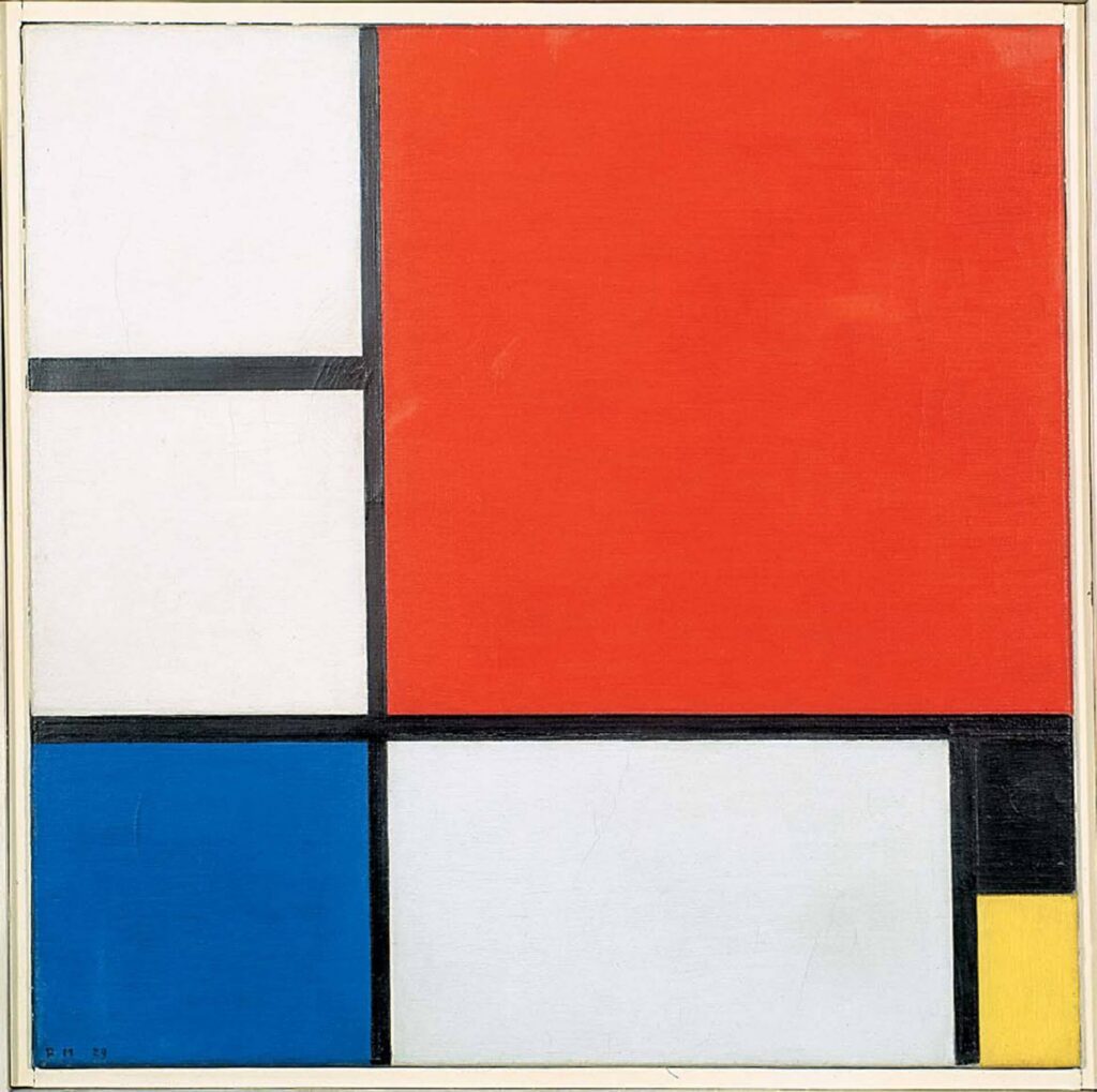 Composition 2 (1929) - Piet Mondrian Tablo