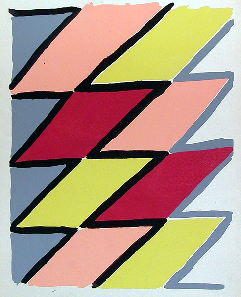 Composition 22 (1930) – Sonia Delaunay Tablo