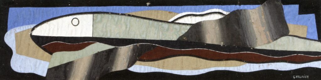 Composition (Fish) (1929) - Georges Valmier Tablo