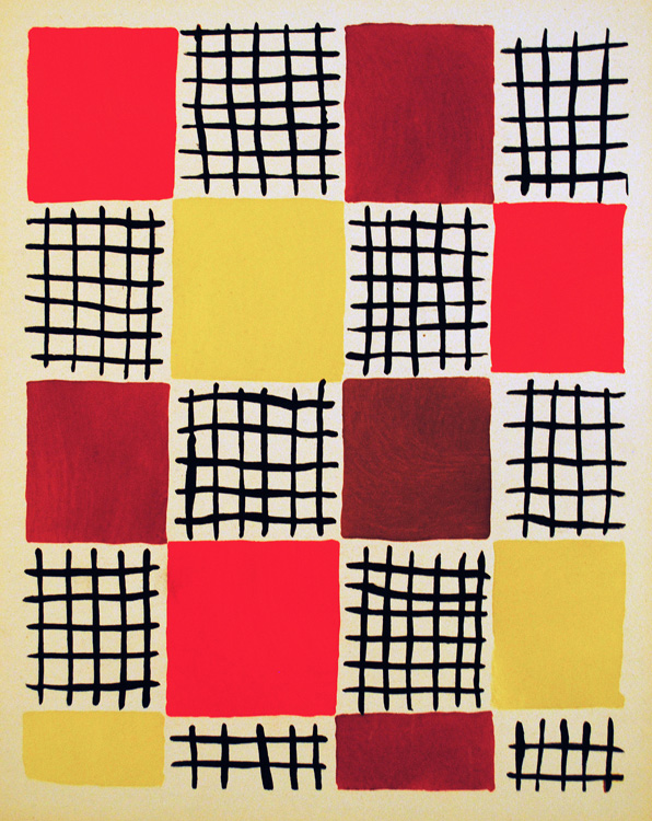 Composition 7 (1930) – Sonia Delaunay Tablo