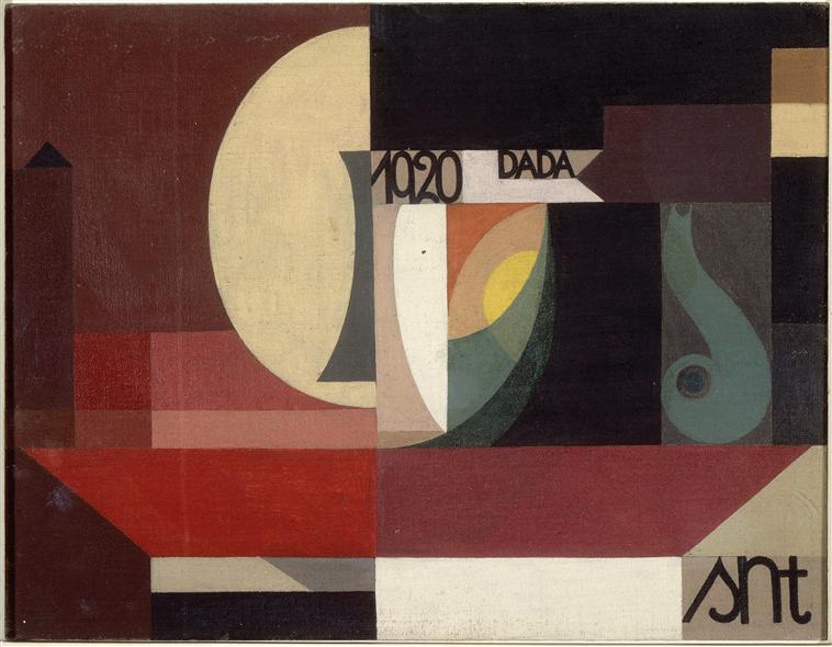 Composition Dada (1920) – Sophie Taeuber-Arp Tablo