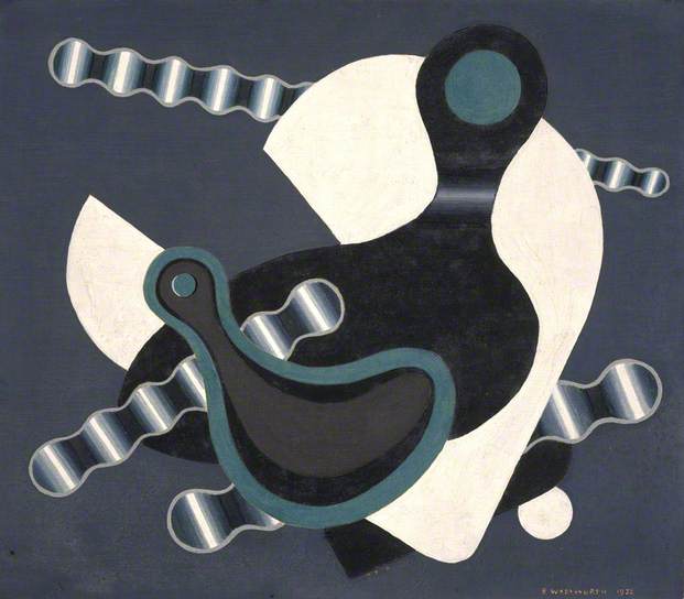 Composition – Crank and Chain (1932) - Edward Wadsworth Tablo