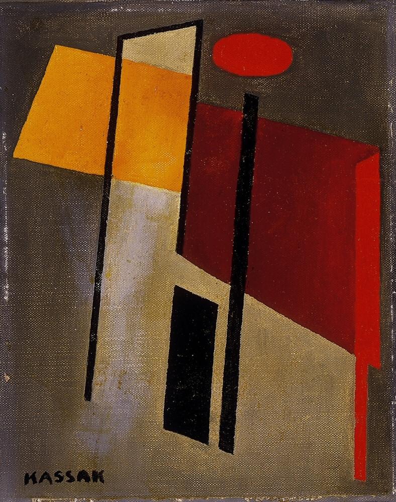 Composition – Lajos Kassák Tablo