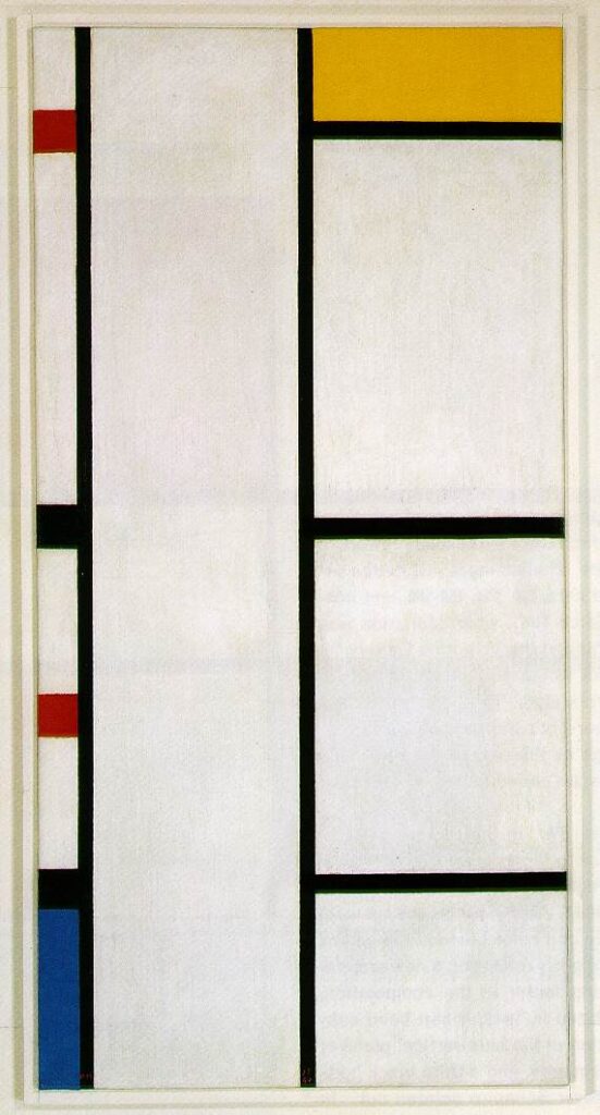 Composition No. III Blanc Jaune (1935) – Piet Mondrian Tablo