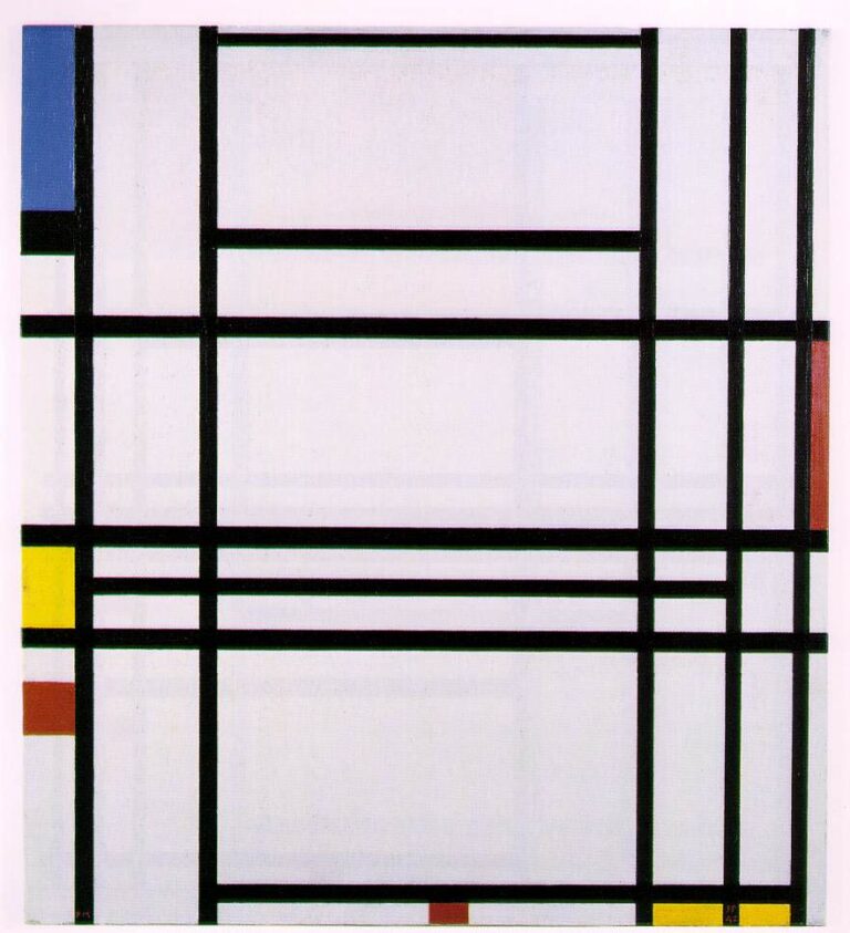 Composition No.10 (1939) – Piet Mondrian Tablo
