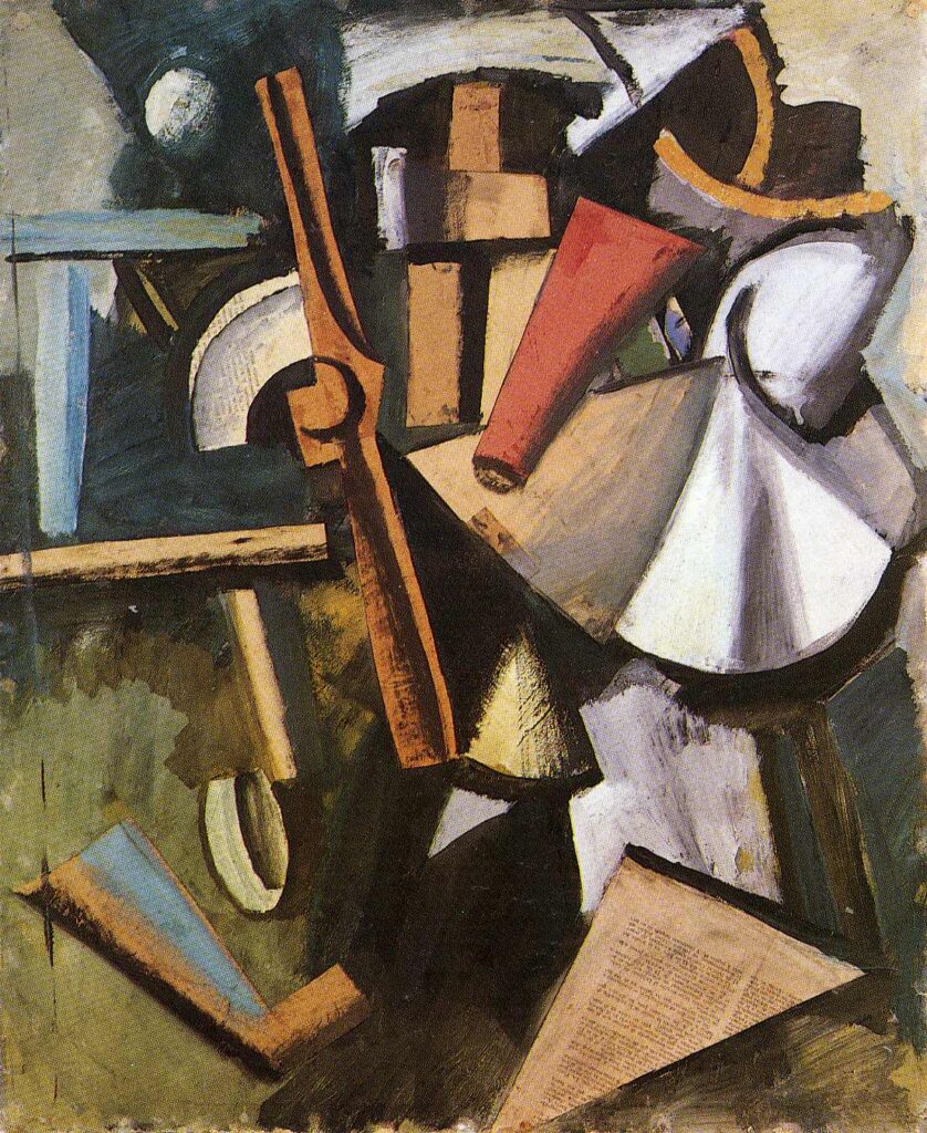 Composition With Propeller - Mario Sironi Tablo