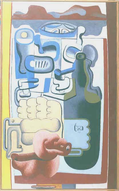 Composition avec la lune (1929) - Le Corbusier Tablo